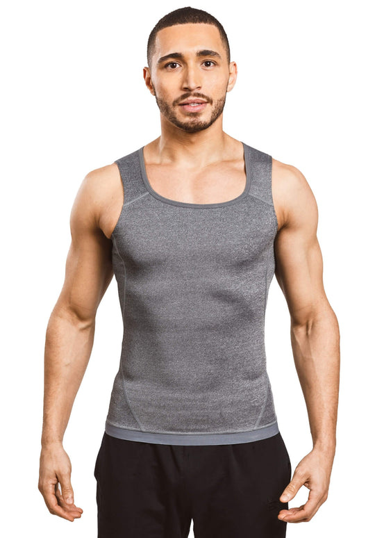 Sweat Shaper Men's Athletic Tank | Heather Grey