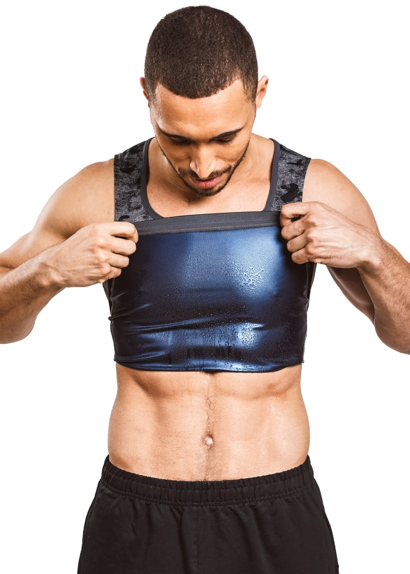 Importikaah Venim Sweat Shaper Vest for Men Polymer Shape wear Workout
