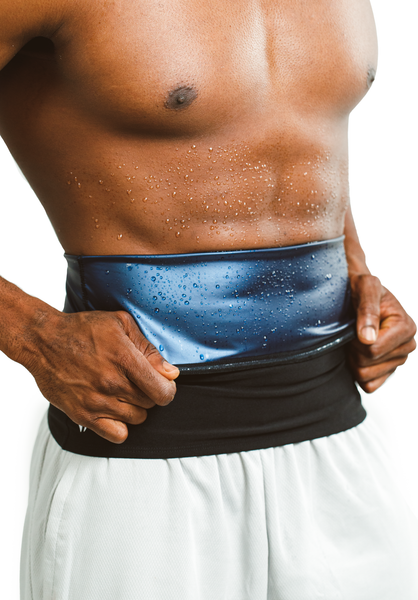 Mens Abdomen Reducer Sauna Body Shaper Fitness Sweat Trimmer Belt Waist  Trainer Belly Slimming Shapewear Waist Trainer Corset(black)(1pcs)